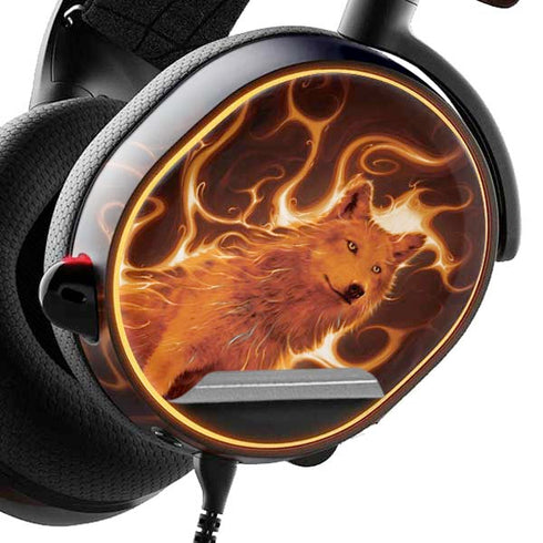 Vincent Hie Phoenix Wolf SteelSeries Arctis 3 Skin